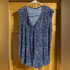 Paper moon sleeveless blouse from Stitch Fix 2X